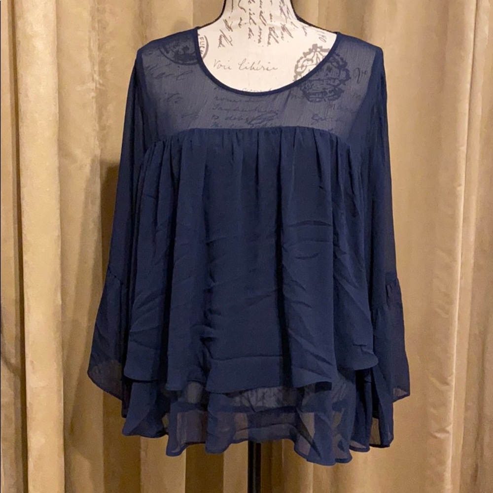 a new day flowy blouse